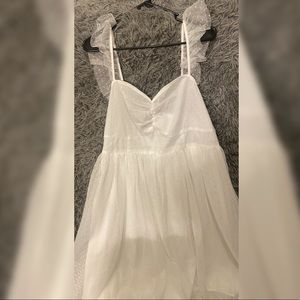 SHEIN white knee length dress